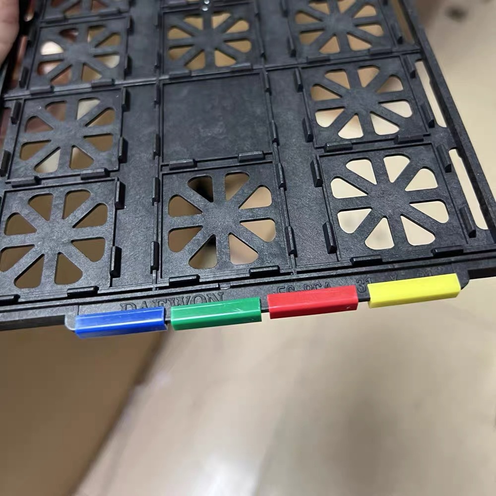 Tray Clip Chip Holder Strip Multi-Color Tray Electronic Component Sorting and Organizing High Temperature Resistant Anti-Static Buckle