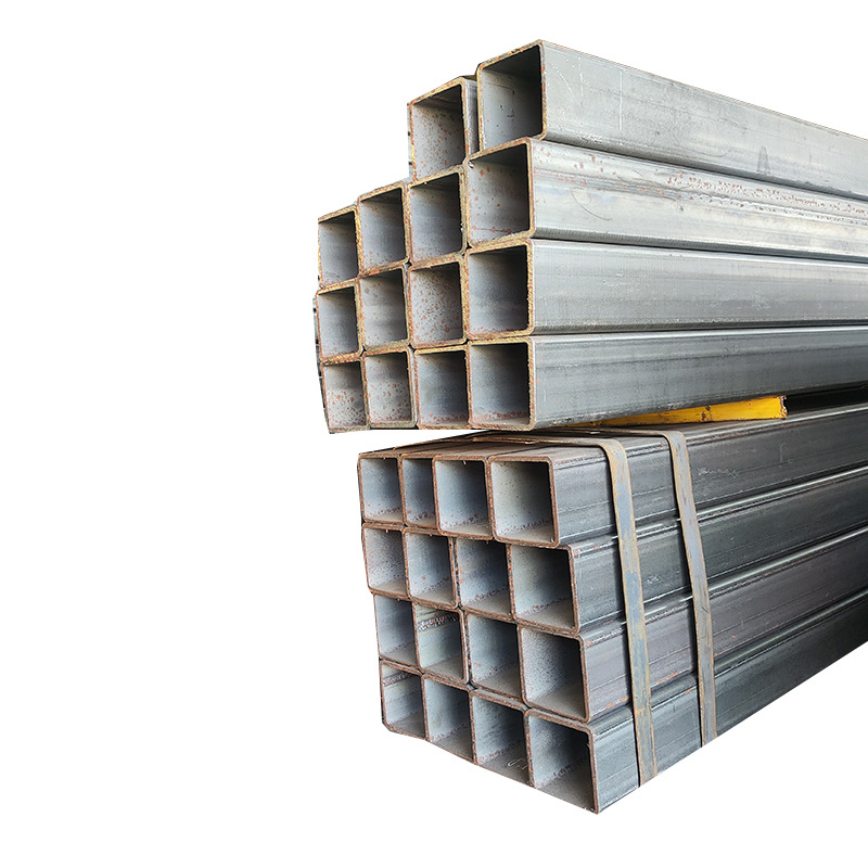 Manufacturer's Ready Stock Q235B Seamless Square Tube for Construction Industry, Thick-Walled Rectangular Tube, Zinc Welded, Can Be Cut to Zero