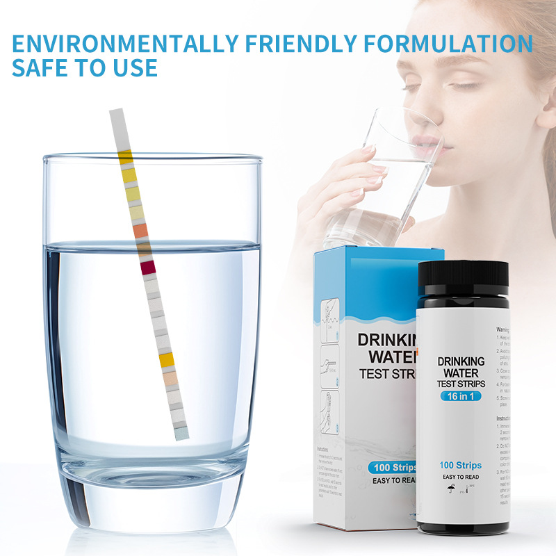 Drinking Water household water 100 16in1 Amazon cross-border selected water quality testing test strip