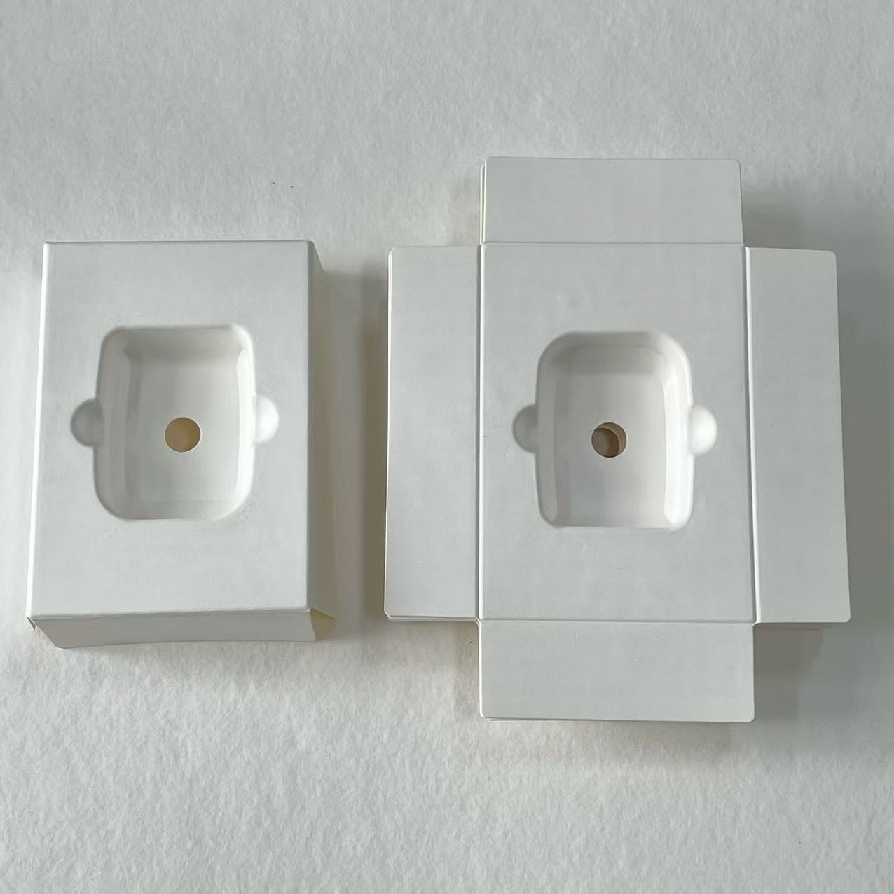 Paper Pulp Molded Sugarcane Pulp Wet-Pressed Paper Tray Environmentally Friendly Degradable Anti-Fall and Shock-Proof Hearing Aid Carton Packaging
