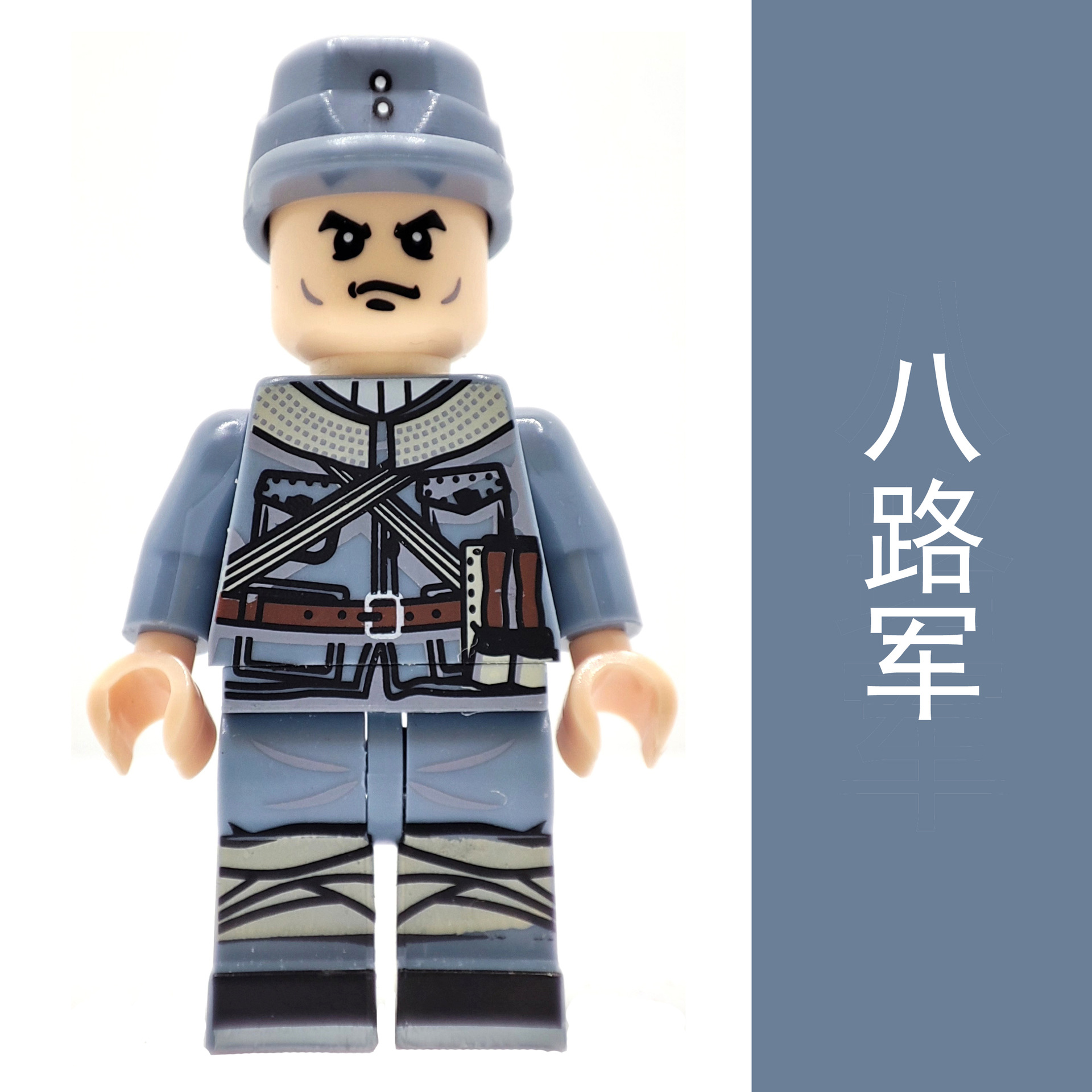 Cross-border Small Particle Building Block Toys Two Warriors Soldier Military Doll Boy Eight-way Army German Assembled Minifigure Gift