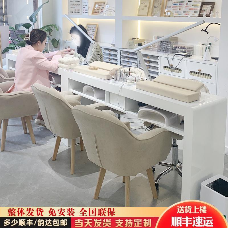 Японский маникюрный стол на одного, двоих и троих, с вакуумом, из массива дерева