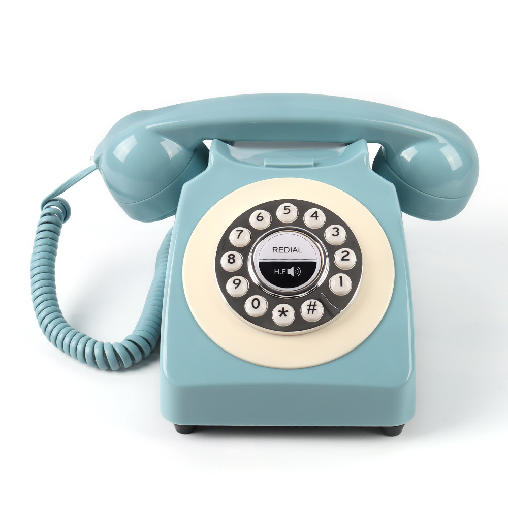 Cross-Border Antique Cordless Telephone Wireless Bluetooth Function Hotel Retro Telephone Fixed Landline Telephone Wholesale