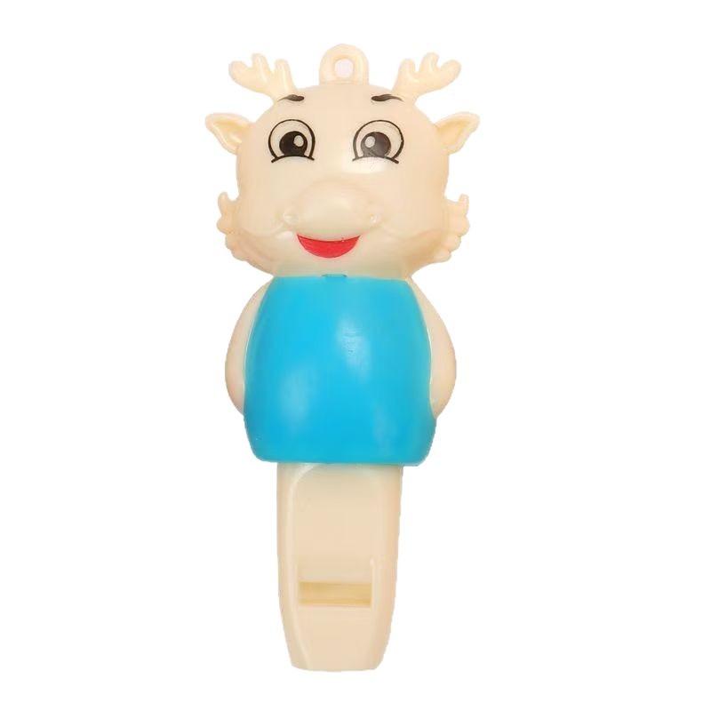 Glowing Cartoon Animal Whistle with Lanyard, Birthday Party Cheering Toy, Kindergarten Small Gift, Night Market Wholesale