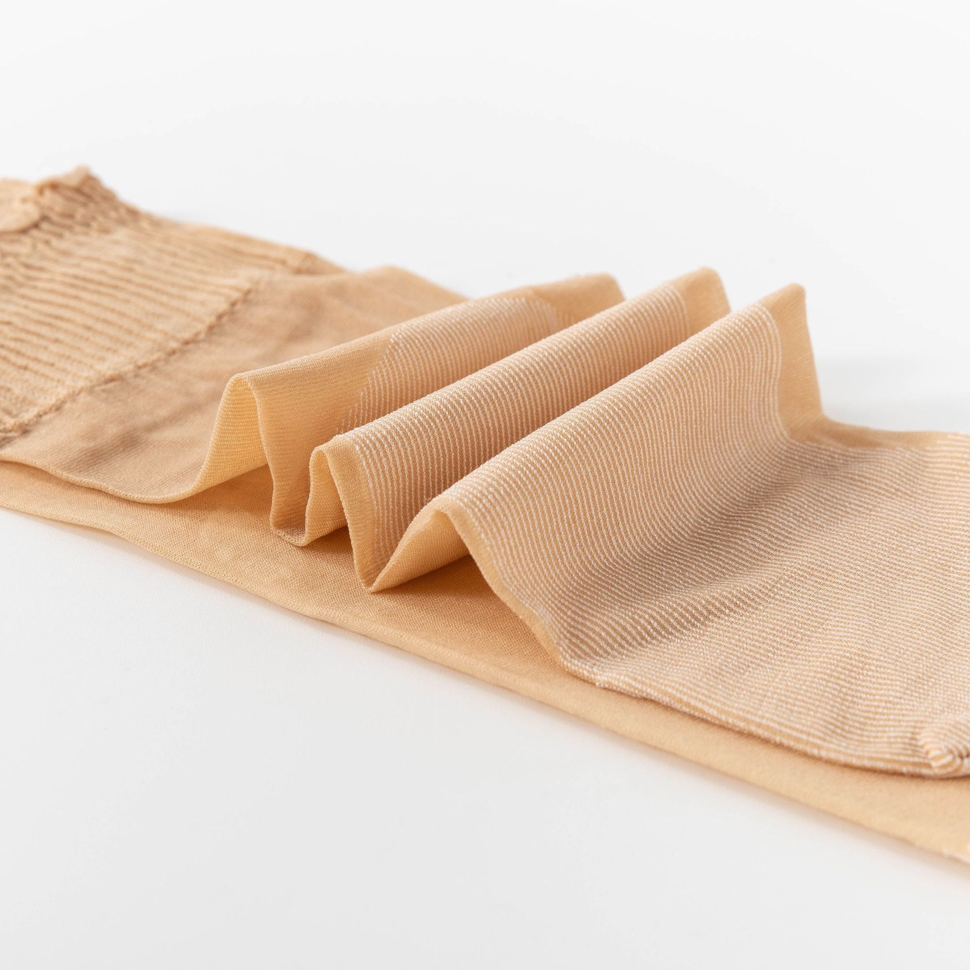 Ruffled Short Stockings for Women, Summer Thin Cotton Bottom Loose Socks That Do Not Tighten the Legs, Mother's Socks, Velvet Anti-Snagging Mid-Calf Socks