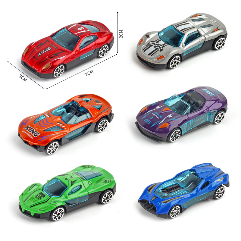 кросс-бордерные подарки модель автомобиля из сплава гоночная игрушка автомобиль подарок мини скользящие украшения для мальчиков оптовая продажа