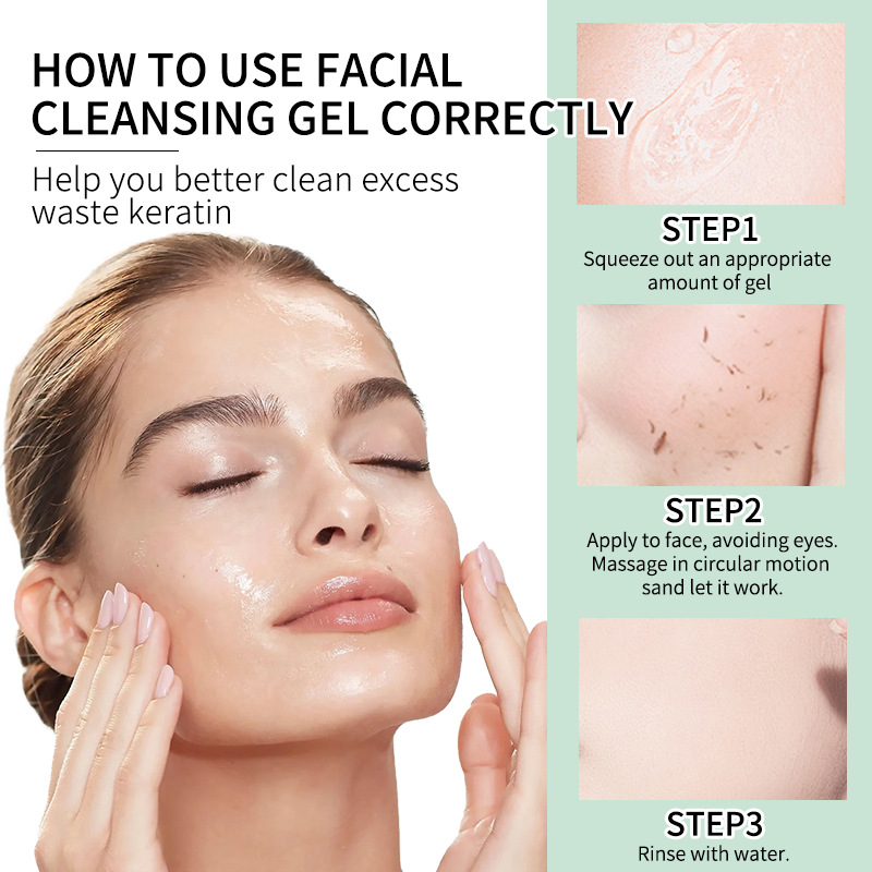 Cross-Border Popular Herbal Exfoliating Gel Body and Face Dead Skin Cleansing Gel