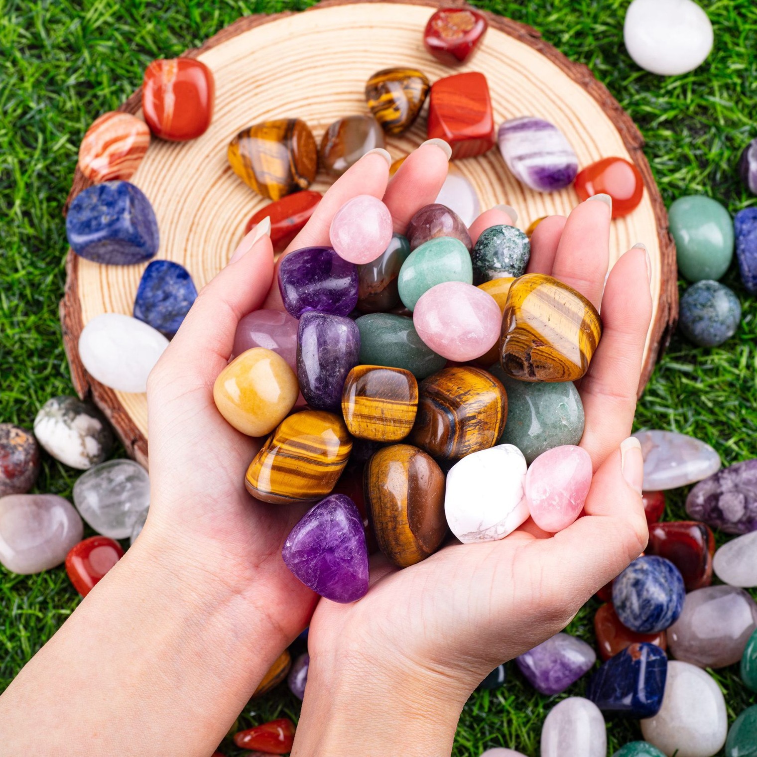 Оптовая продажа натуральный кристалл камень роликовый камень полировочный камень гравийный порошок кристалл аромотерапия камень цветные неправильные украшения декоративный камень