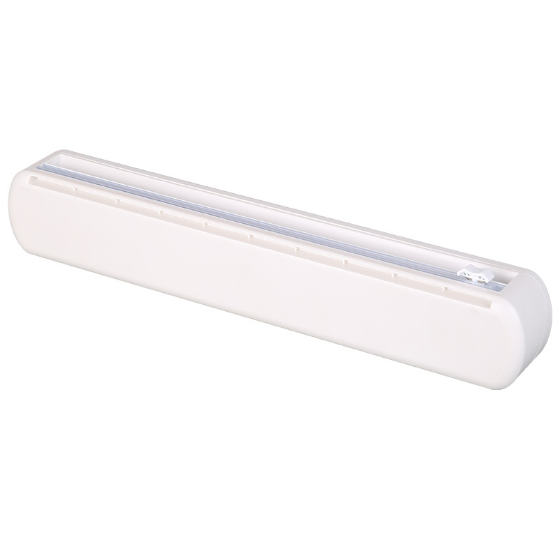 Suction Cup Plastic Wrap cutter household divider adjustable storage push-pull creative kitchen supplies tools