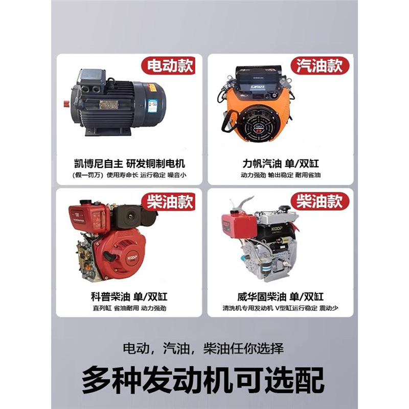 Kaiboni High-Pressure Pipe Dredging Machine 220V Diesel Gasoline Electric Professional Sewer Water Mouse Industrial Cleaning