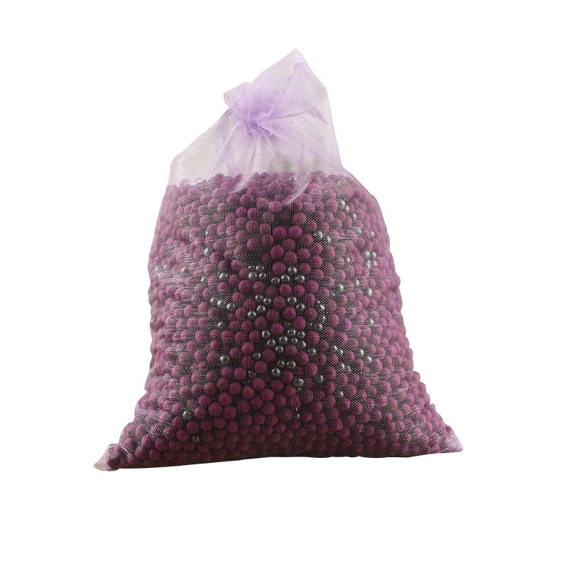 Potassium Permanganate Balls for Removing Formaldehyde, Activated Manganese Bamboo Charcoal Bags for Deodorizing New Cars and New Homes, Purple Balls with Blackening