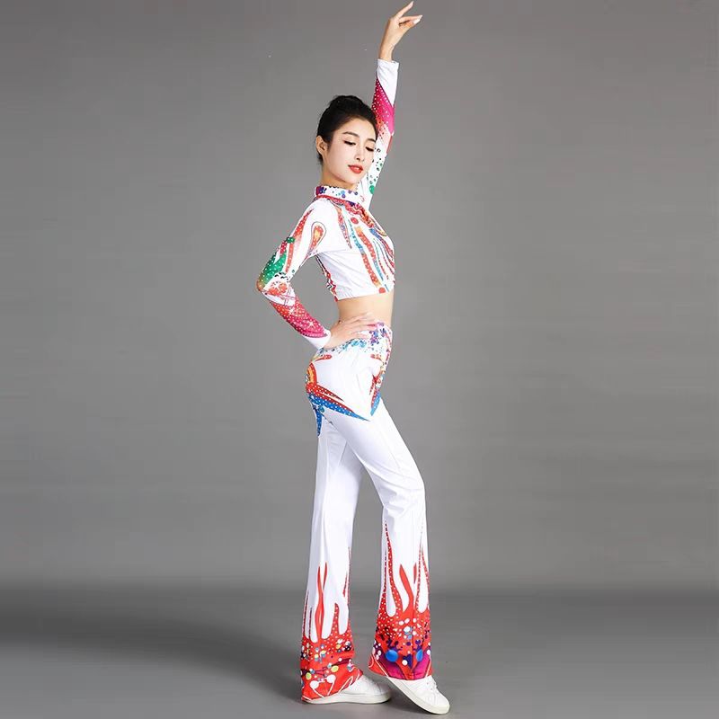 Cheerleading Competition Uniforms for Men and Women, Group Cheerleading Uniforms, Adult Student Performance Uniforms, Competitive Aerobics Uniforms, Stage Uniforms