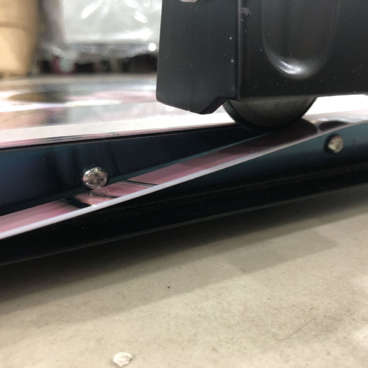 Fangling 24inch Manual Rotary Cutter Rolling Paper Cutter Iron Plate Push Knife Paper Cutter A2 Roller Paper Cutting Machine