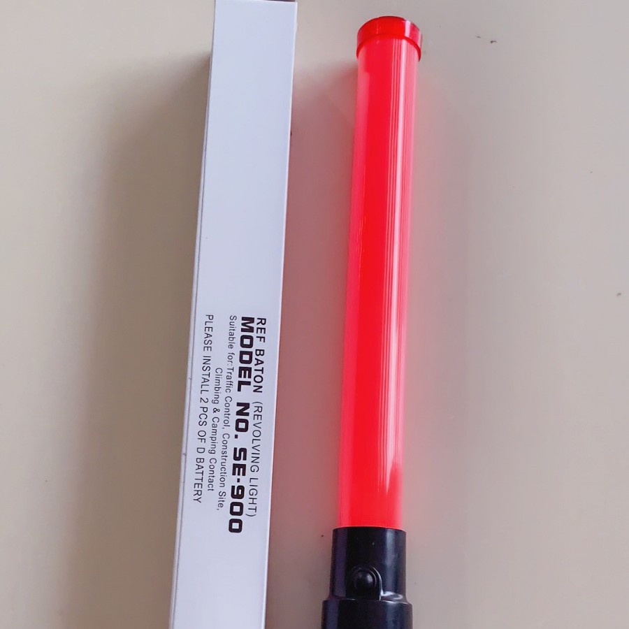 54cm Battery Style Traffic Flashing Stick Warning Baton Construction Signal Light Glow Stick LED Light Stick