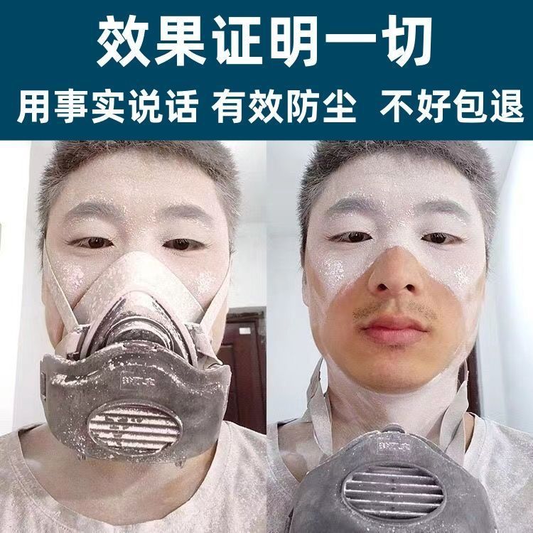Dust Mask 3200 Mask for Industrial Dust Protection, Grinding, Renovation, Washable, Welding, Labor Protection, Coal Mine, Spray Painting Workshop