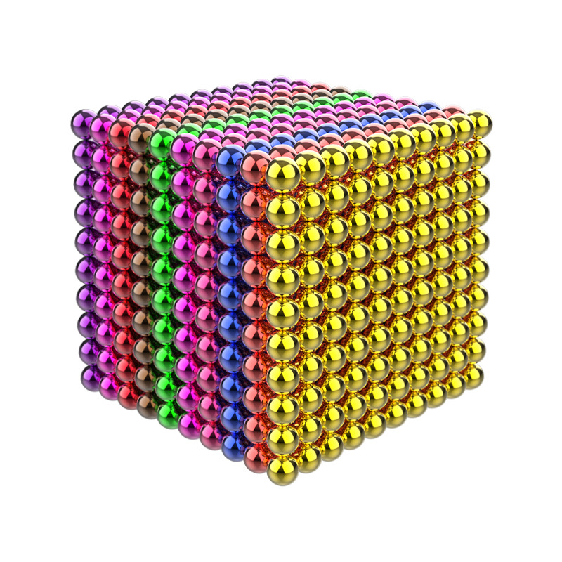 Authentic Buck Ball Magnetic Beads 1000 Magnetic Balls Powerful Educational Magnet Toy Large Magnet Magic Beads