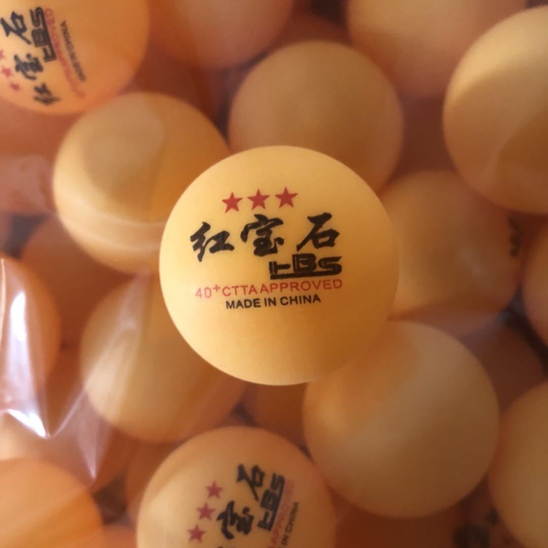 Factory Direct New Material 40 + table tennis flame retardant training competition high elasticity bulk table tennis ball wholesale