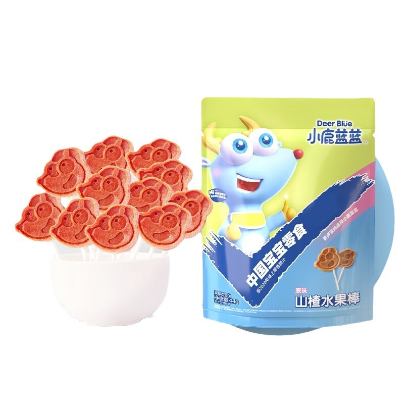 Official Flag Genuine Fawn Blue Hawthorn Sticks, Pulp Strips, Snacks, Fresh Dried Fruits, Free Infant Food Supplement Recipes