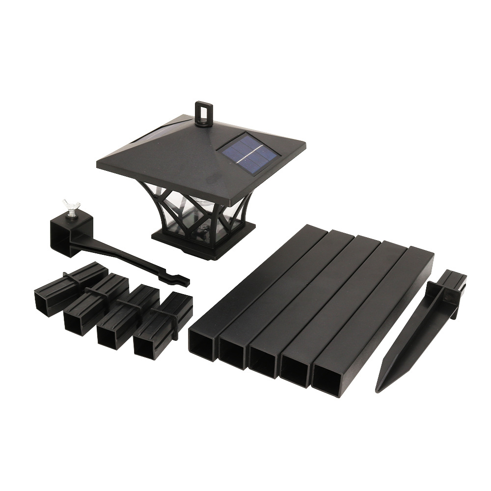 Outdoor Waterproof 1.5m/1.7m Solar Light 2-in-1 High-Power Solar Garden Light Solar Lawn Light