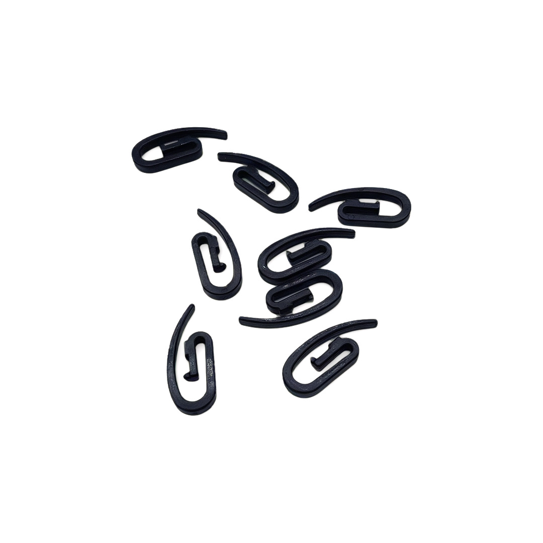 Plastic Hooks for Passenger Bus Curtains, Pointed Hooks, Large Bus Curtain Hooks, Car Sunshade Hooks, Universal Curtain Accessories