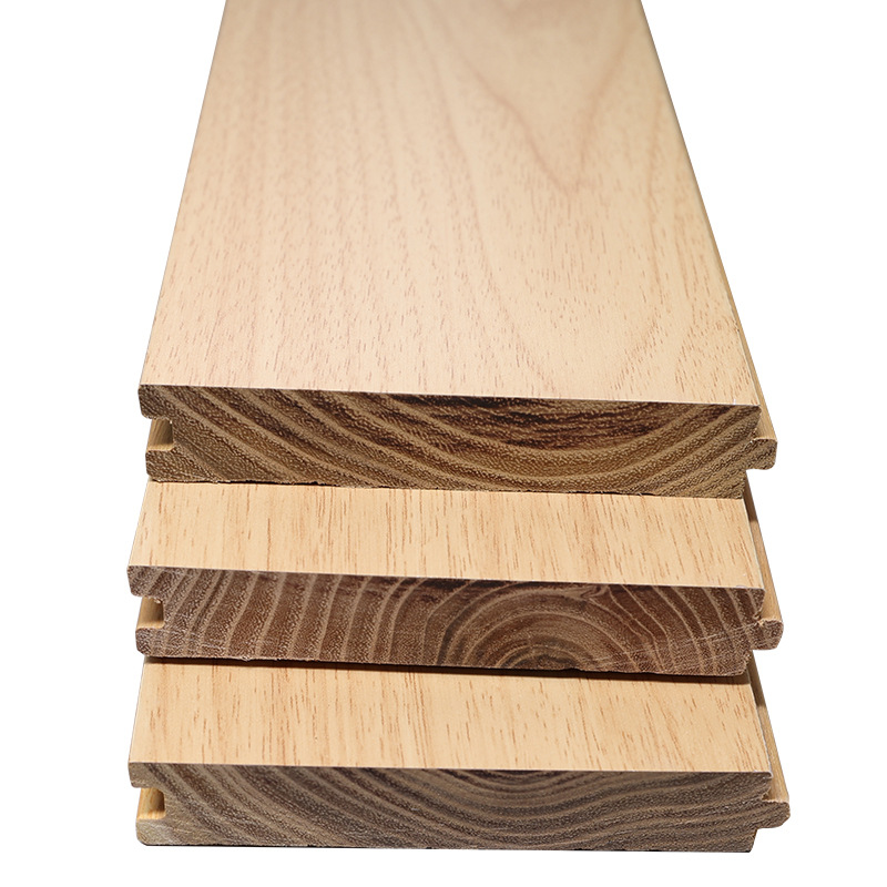 King Kong teak oak round bean pure solid wood flooring log longan indoor environmental protection bedroom manufacturers wholesale