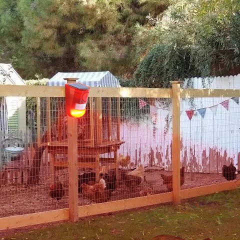 Solar Siren Anti-Theft Alarm Light Outdoor Waterproof Human Body Sensor Remote Outdoor Farm Orchard