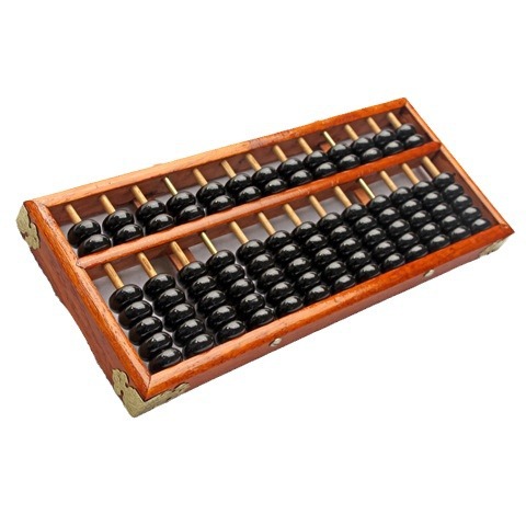 Abacus Primary School Students Special Mathematics Teaching Aids Kidsren's Abacus 13-Speed Solid Wood Seven-Bead Mental Abacus Old-Fashioned Abacus