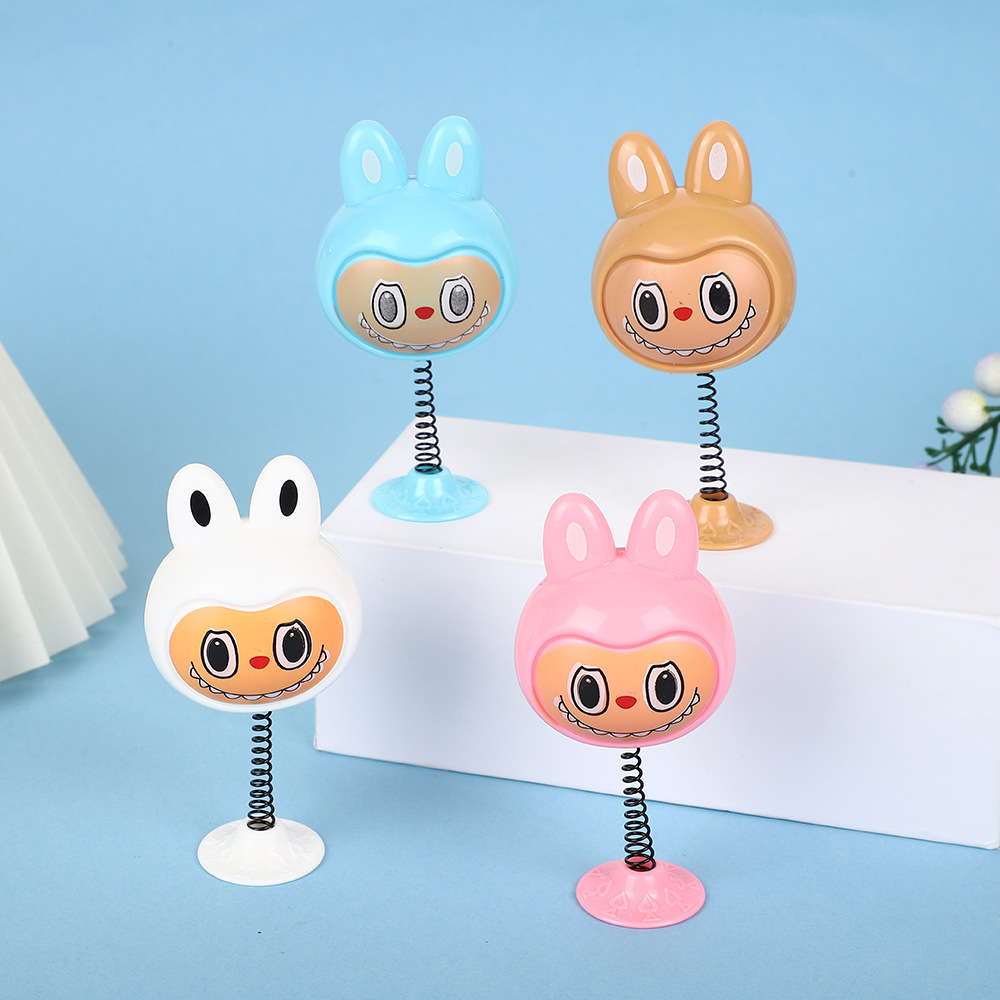 Cute Internet Celebrant Strawberry Bear Car Shake Children's Helmet Decoration Cartoon Electric Car Accessories Safety Helmet