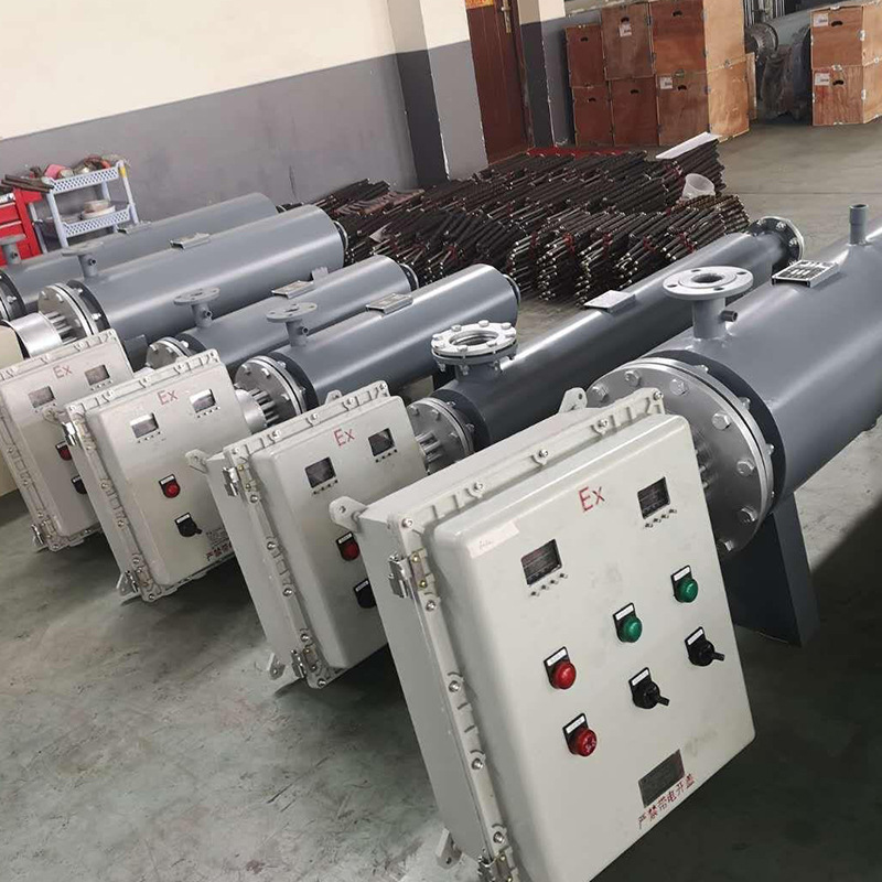 Zhanfei Explosion-Proof Pipeline Heater Compressed Gas Heating Electric Heater High Temperature and High Pressure Pipeline