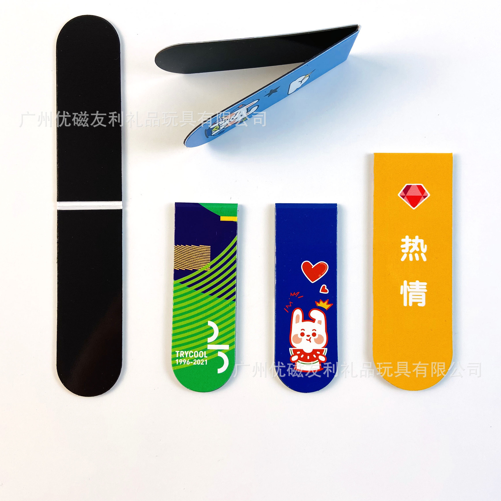 Customized Magnetic Bookmarks from Pictures, Soft Magnetic Hanging Cardboard Cards, Advertising Bookmarks, Cartoon Animation Magnet Bookmarks