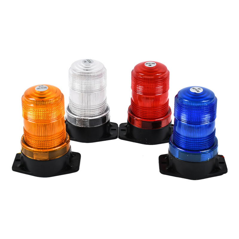 Factory stock LED car strobe light magnetic strong magnetic engineering light work light color variety warning light
