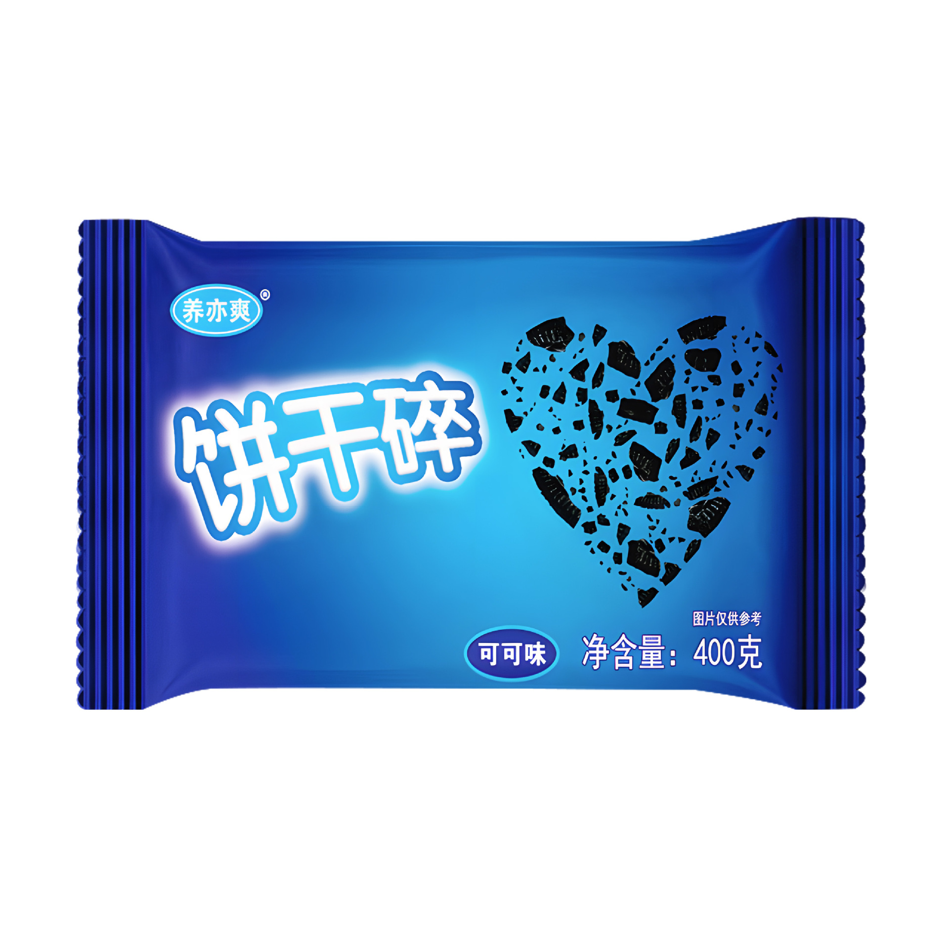 Whole Box of 24 Packs of Crushed Biscuits for Baking Cakes and Desserts Without Filling, Wooden Bran Cups, Special Raw Materials for Milk Tea Shops, Crushed Biscuit Embryos