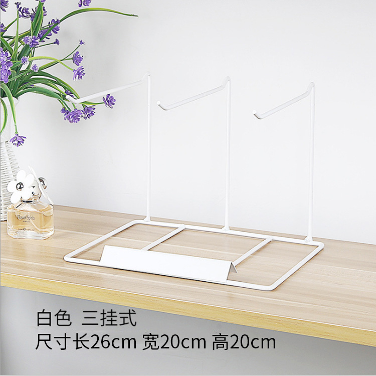 Large jewelry rack iron earrings storage rack jewelry stall display rack ear studs earrings rack lipstick