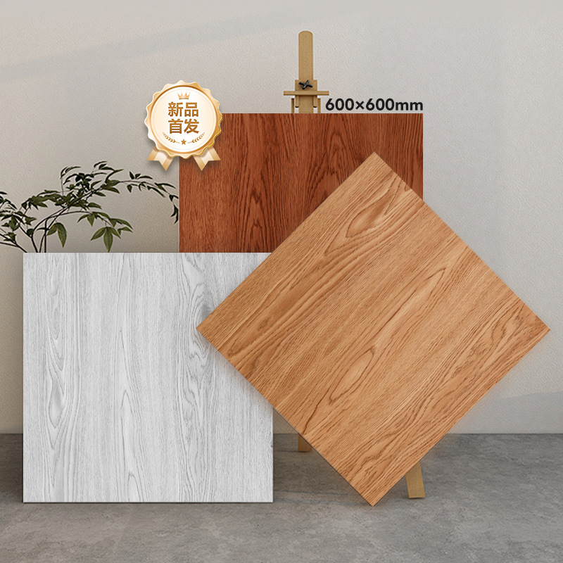 Pvc Self-Adhesive Cement Floor Wood Grain Wholesale Waterproof Floor Stickers Bedroom Wear-Resistant Household Commercial Floor Waterproof