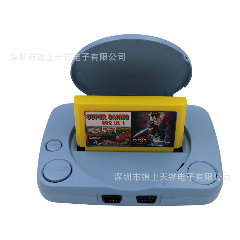 Cross-border exclusive for 8-bit TV red and white FC game card with 500-in-one game card nostalgic yellow card Horcrux