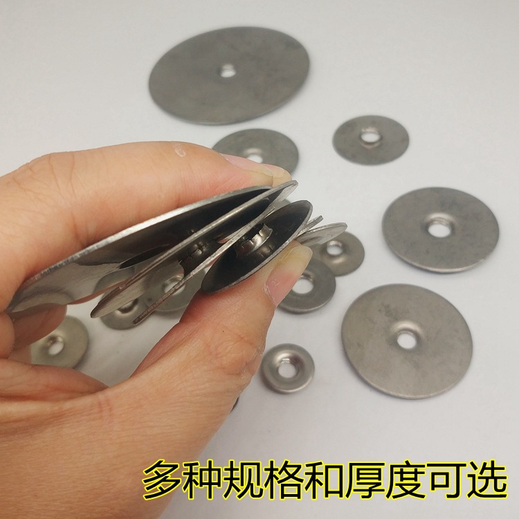 Stainless steel round tube sealing tapping piece round welding thread hole plug fastening connector shoe rack hanger accessories