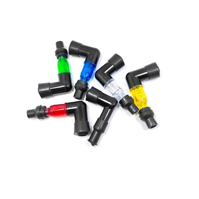 Pedal Motorcycle High-Pressure Cap Spark Plug Cap 70110 125 150 Burner Cap Curved Beam Tricycle Burner Cap