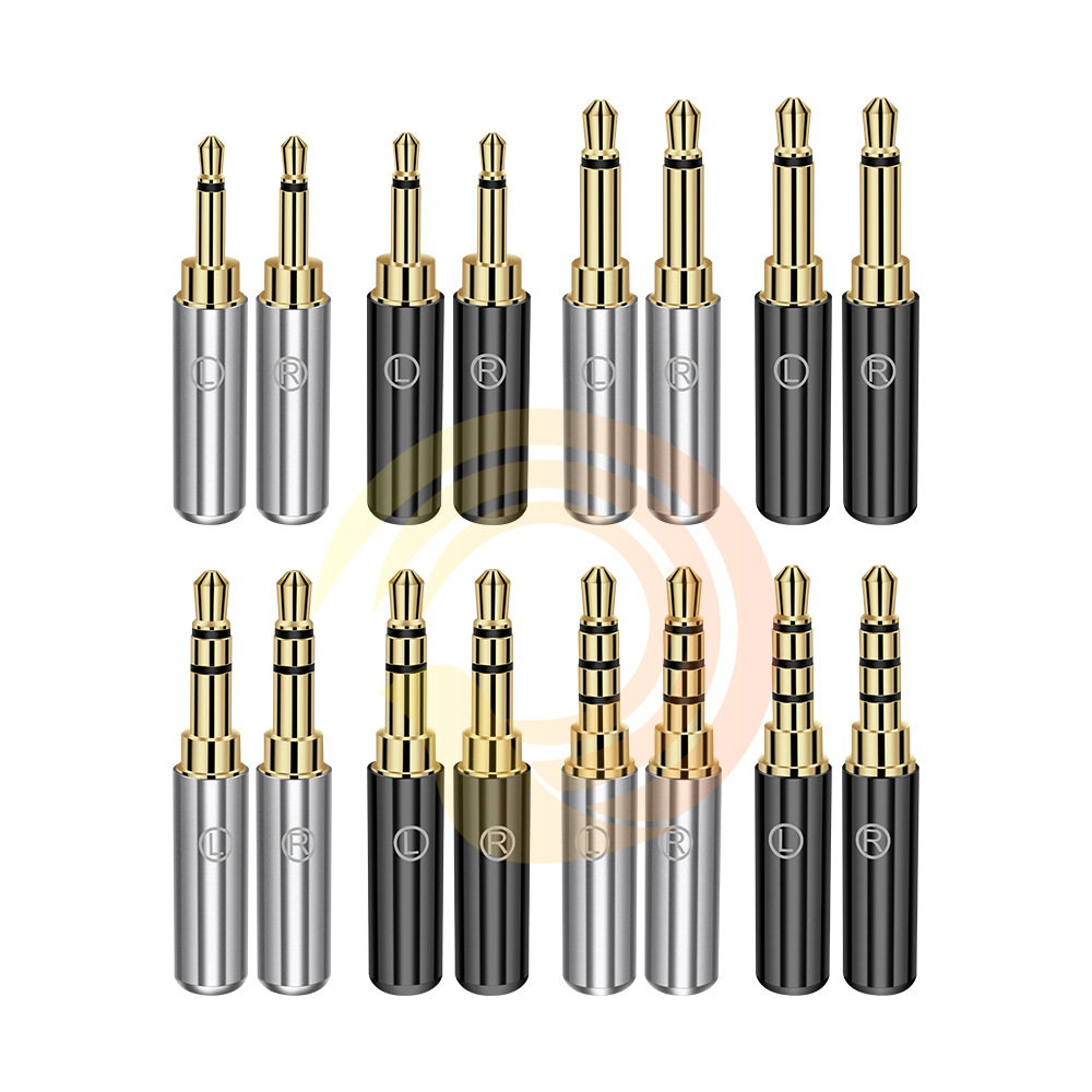 Звук Magpie квадратный 2.5мм моно/3.5мм моно/стерео/четырехсекционный балансный штекер с логотипом слева и справа