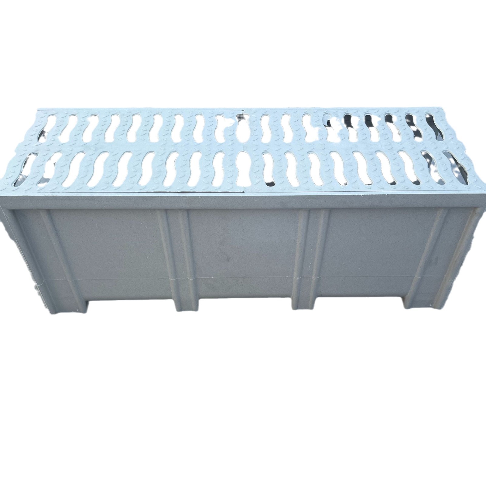 Finished composite resin trench kitchen drain new integrated drainage trench U-shaped resin drain