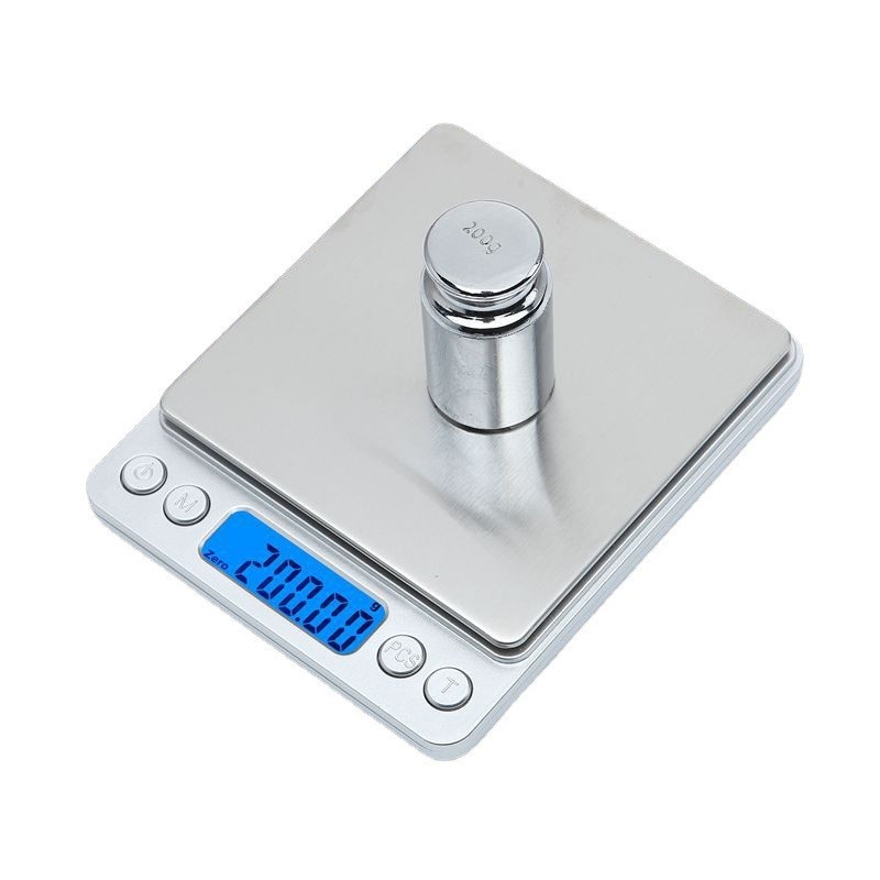I2000 electronic scale stainless steel kitchen scale food food scale household jewelry scale 3kg baking scale coffee gram scale