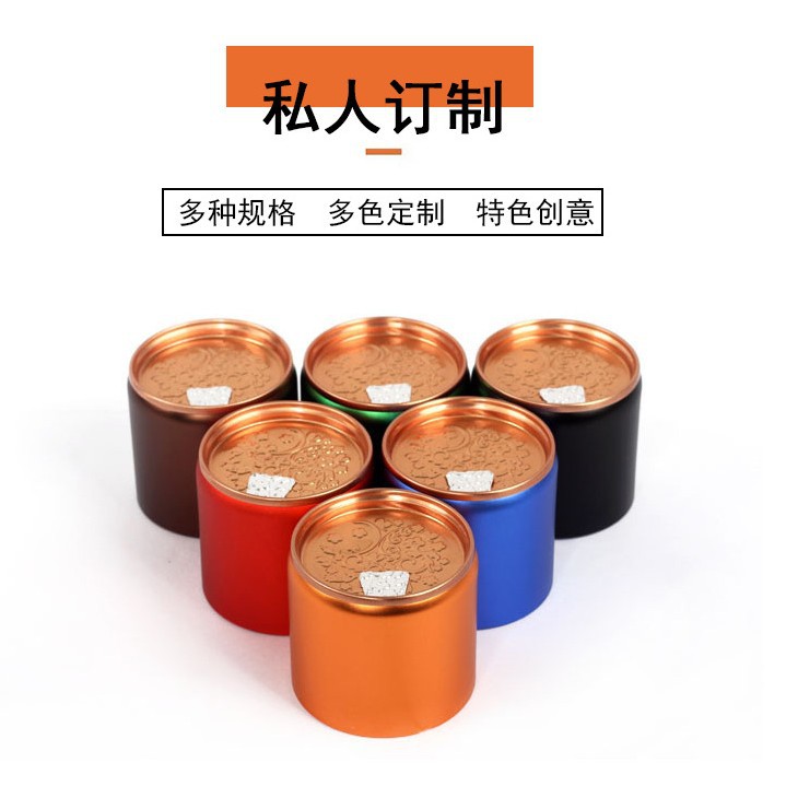 Aluminum Cans Tea Cans Metal Small Aluminum Cans Tear Lid Flap Lid Portable Sealed Food Grade Mini Packaging Tea Cans