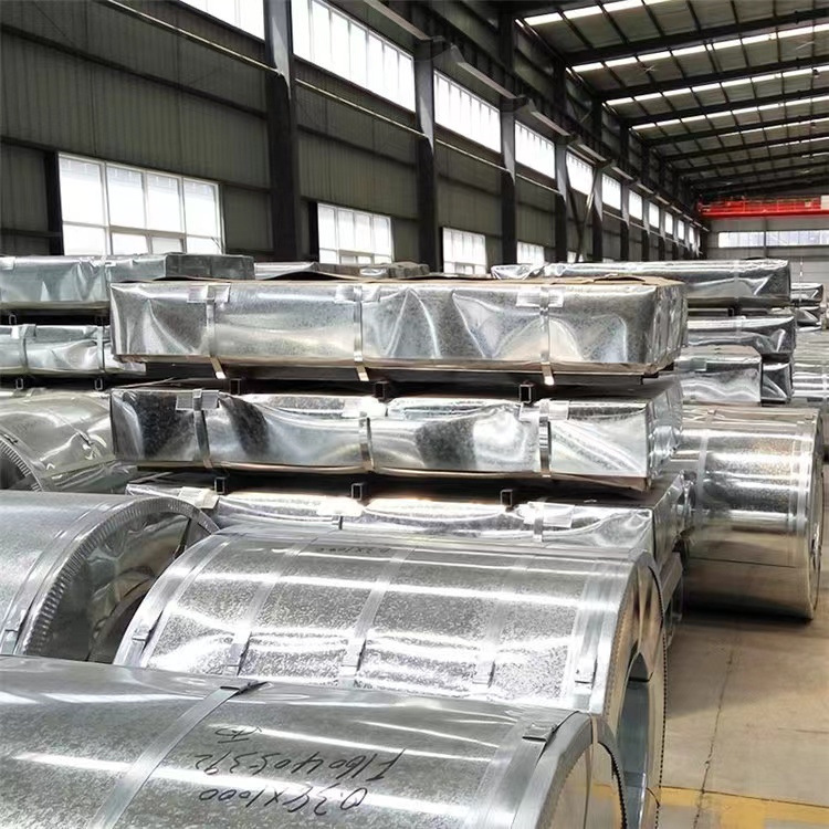 1mm Galvanized Coil with or Without Flowers Galvanized Tinplate 0.1-5.0mm Galvanized Coil 275g Galvanized Coil Can Be Opened Flat