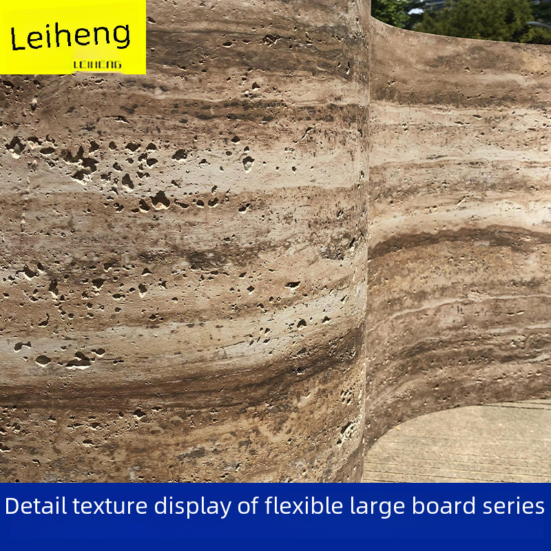 Soft Porcelain Travertine Decorative Panels, Soft Stone Materials, Pu Stone Skin, Flexible Stone, Cultural Stone, Star and Moon Stone, Xingyue Stone, Qianmo Stone, Hemp Weave