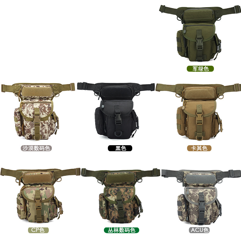 Summer Motorcycle Leg Bag Men's Riding Tactical Backpack Outdoor Waterproof Mobile Phone Running Sports Waist Bag Wholesale