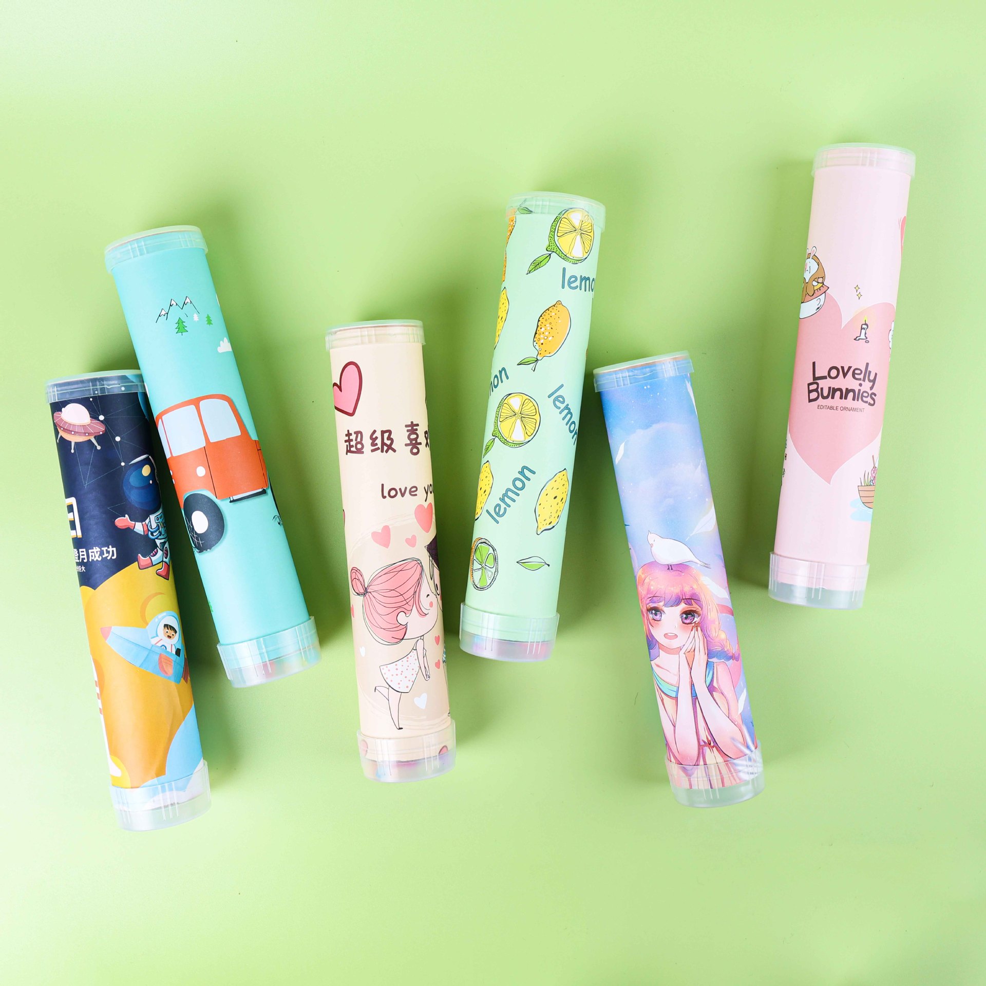 Children's Educational homemade kaleidoscope DIY handmade kaleidoscope making materials kindergarten interest class toys wholesale