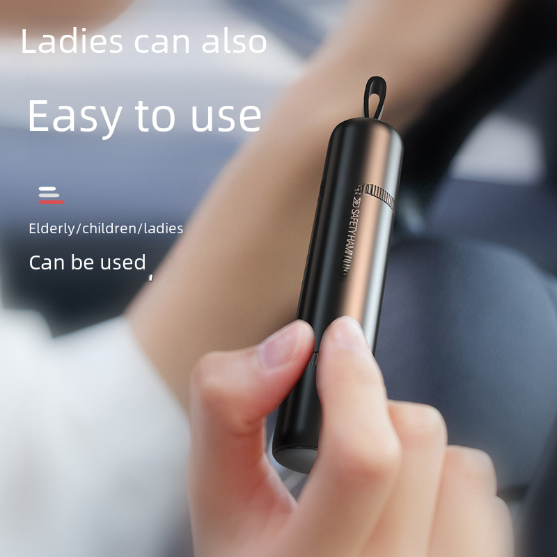Car Safety Hammer, Vehicle-Mounted Safety Hammer, Mini Window Breaker, Emergency Escape Hammer, Multifunctional Two-In-One Safety Hammer
