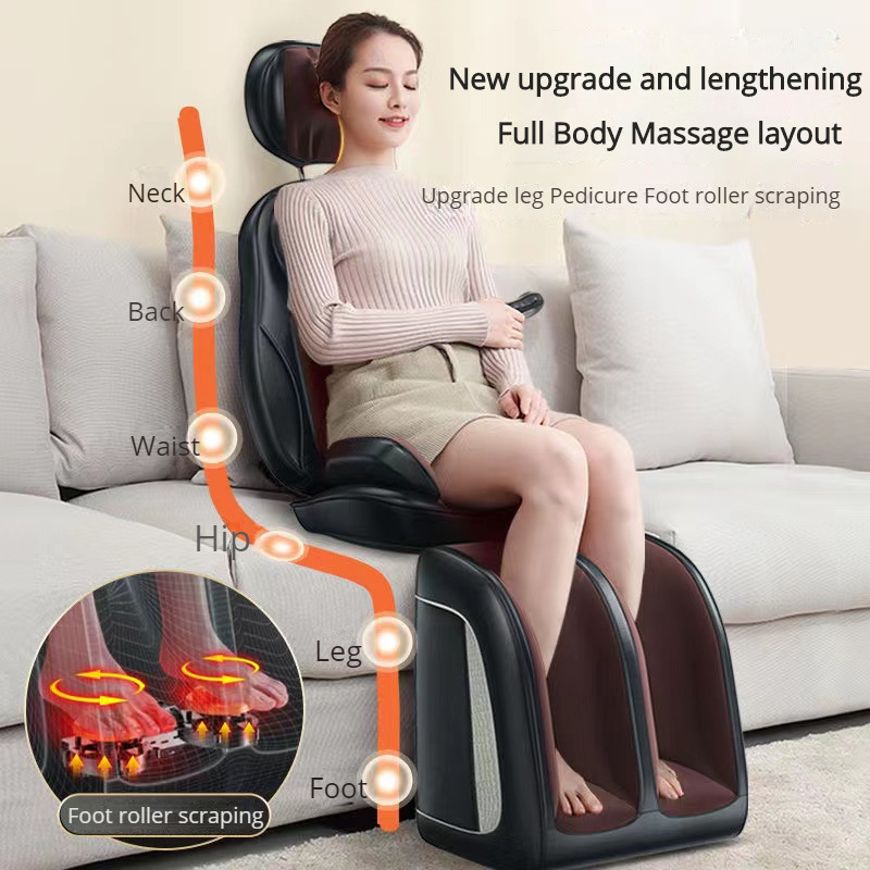 Cross-border multifunctional cervical vertebra massager waist back hip whole body massage cushion shoulder neck kneading massage cushion