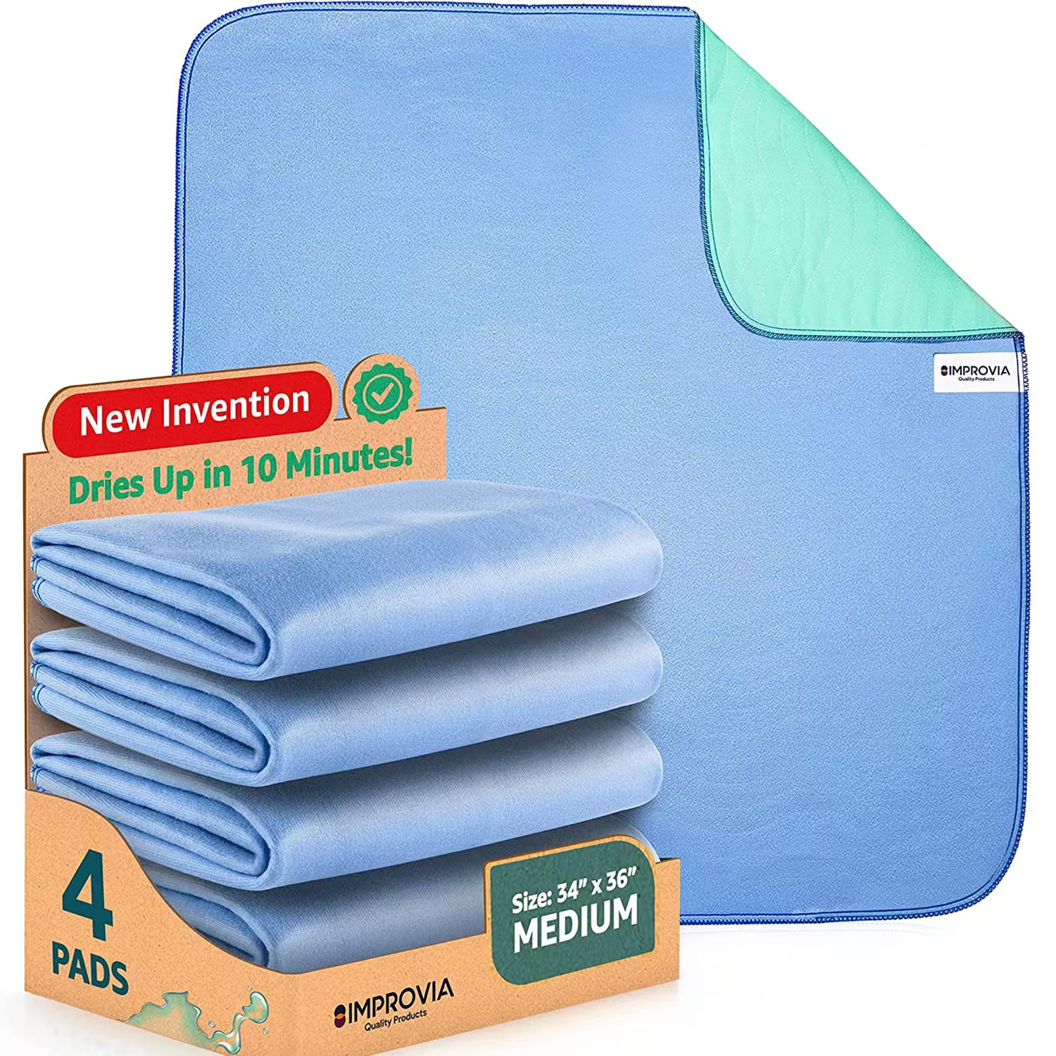 Непромокаемый толстый подстилочный мат для взрослых и домашних животных, защитный матрас для ухода за постелью