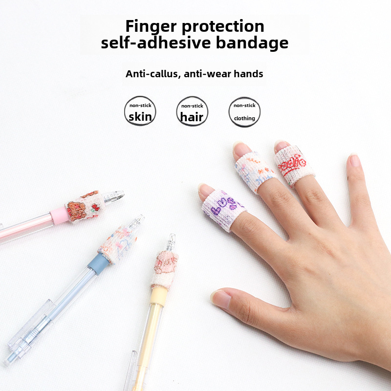 Non-Woven Self-Adhesive Bandage for Outdoor Sports Protection, Office Writing, Finger Protection, Cross-Border Hot-Selling Wrist Support