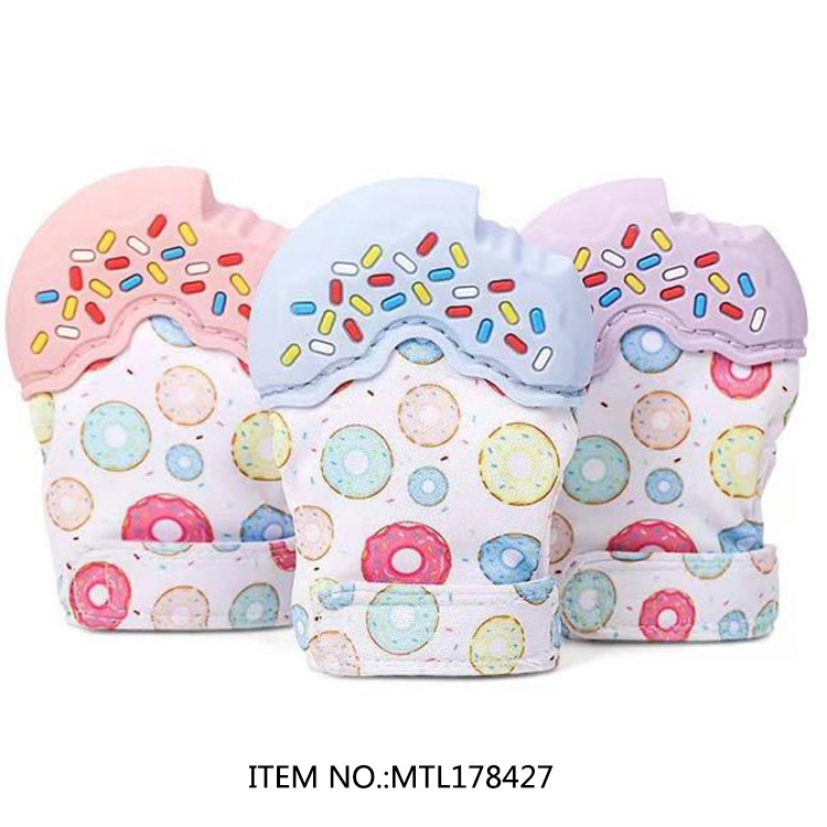 Новые перчатки-прорезыватели для детей, многоточечный массажный прорезыватель, фиксатор зубов, креативные силиконовые игрушки-прорезыватели для детей